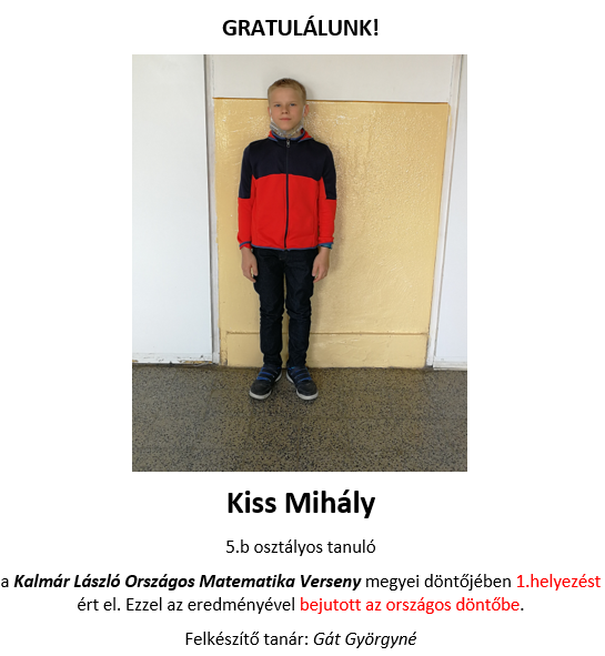 Kiss Mihály verseny